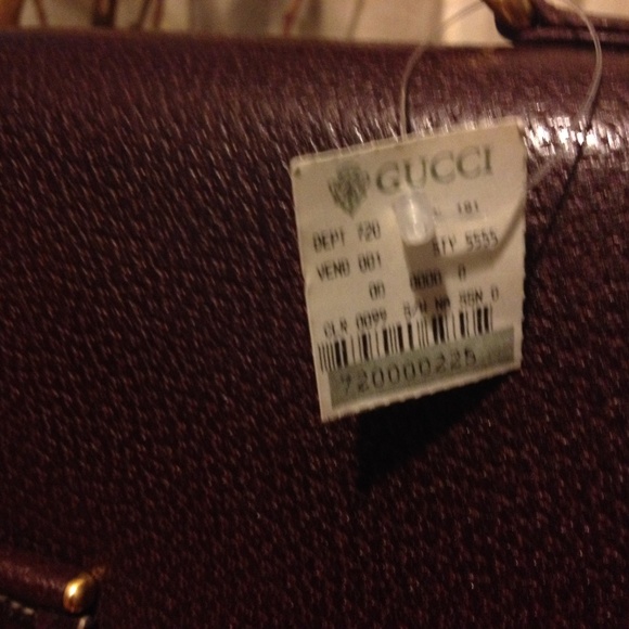 NWT!! VTG. RARE Leather & SUEDE Wine shoulder Bag - Picture 7 of 8